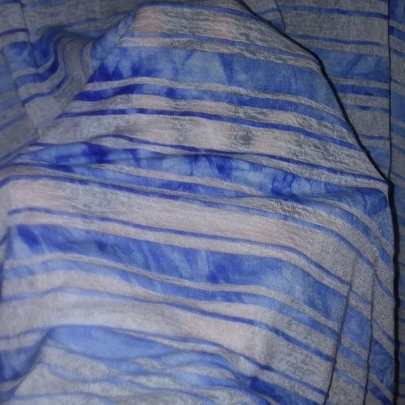 Sheer striped bathing suit cover - Picture 2 of 4